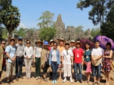 VVFC thăm quan Đền Ăngkowat_Cambodia